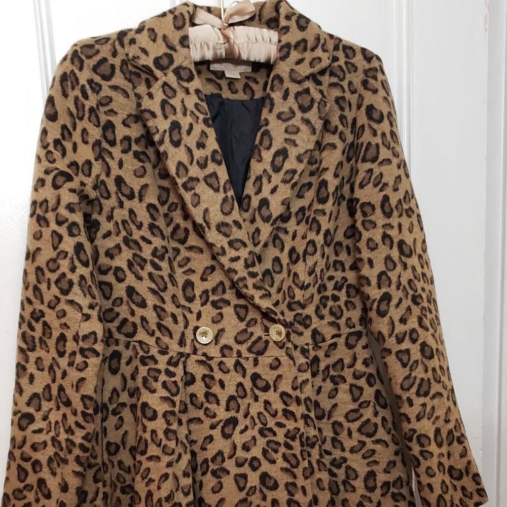 Cheetah Print Peacoat